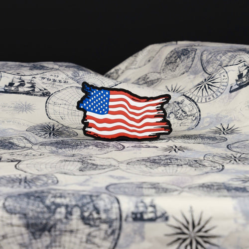 American US Grunge Flag