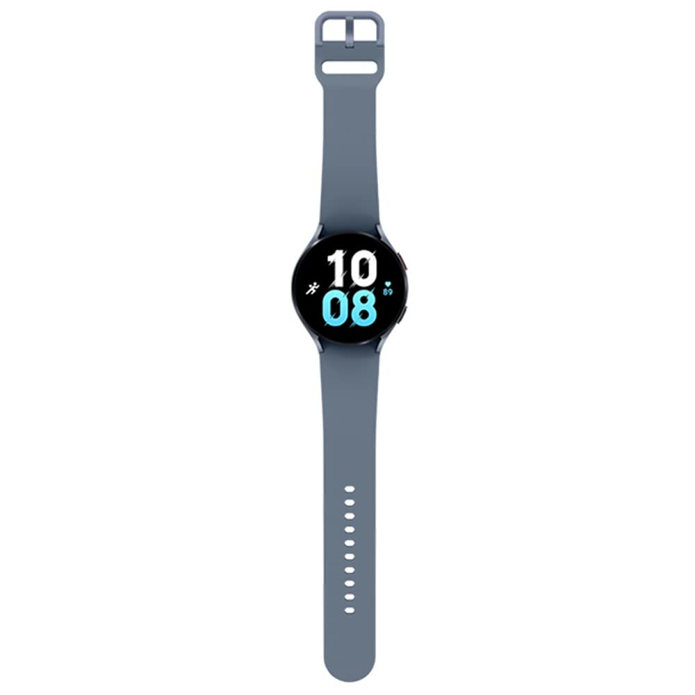 SAMSUNG Galaxy Watch 5 (44mm, WIFI + 4G LTE) 1.4'' Super AMOLED Smartwatch GPS Bluetooth w/ Advanced Sleep Coaching, Bioactive Sensor, Water Resistant R915U (Fast Charger Bundle, Sapphire) - SM-R915UZBAXAA
