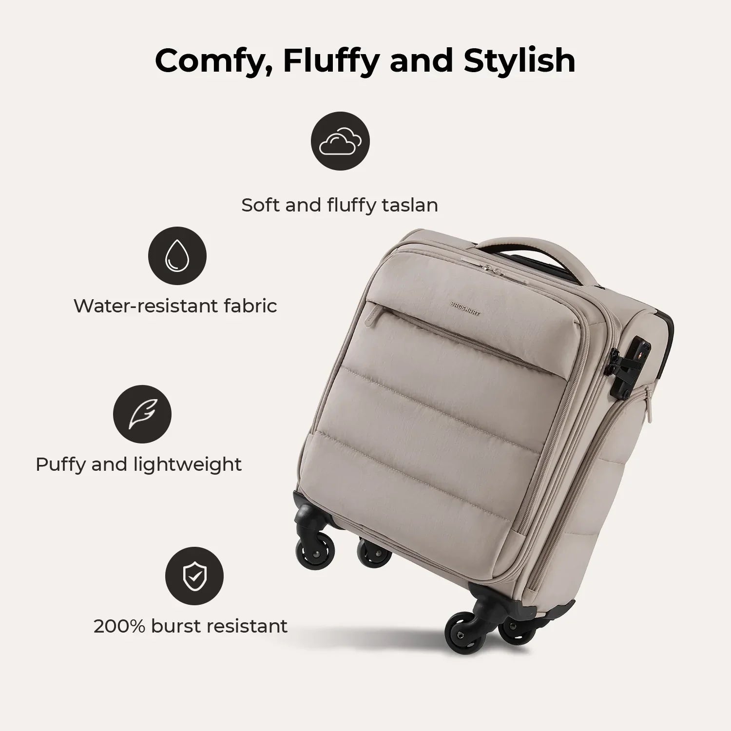 Bagsmart 16" Personal Item Carry on Luggage