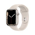 Apple Watch Series 7 (GPS) 45mm Starlight Aluminum Case with Starlight Sport Band - MKN63LL/A