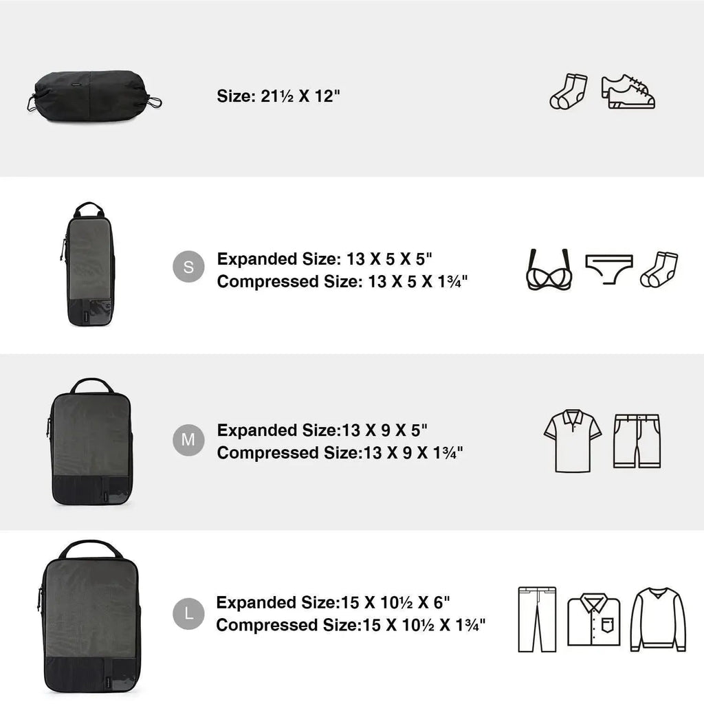 Compression Packing Cubes 6 PCS