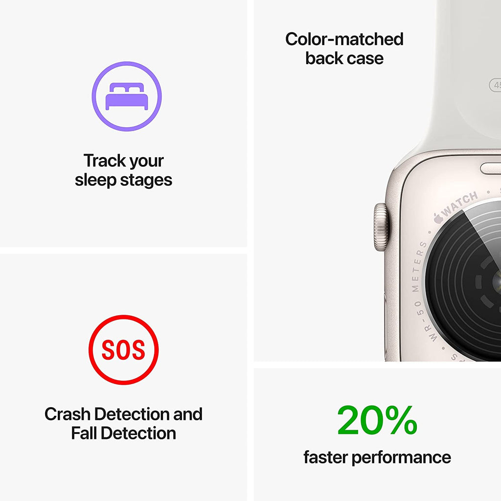 Apple Watch SE 2nd Generation (GPS+Cellular) 40mm Aluminum Case with Midnight Sport Band - S/M