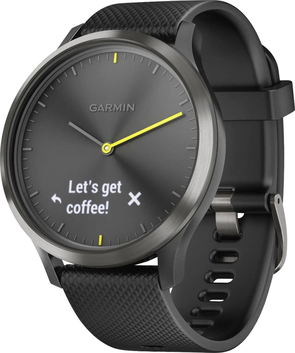 Garmin v?vomove HR Sport Hybrid Smartwatch ? Black ? 010-01850-11