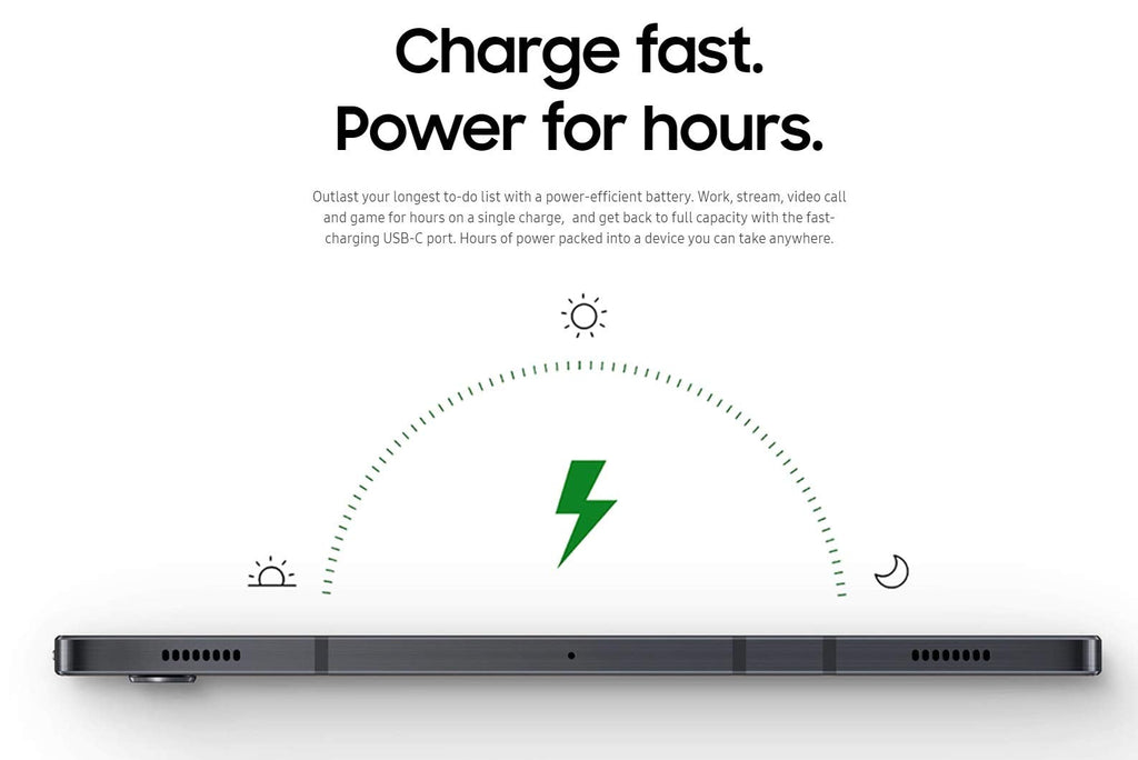 Samsung Galaxy Tab S7+ 12.4" 128GB S Pen Wi-Fi - Mystic Silver - SM-T970NZSAXAR