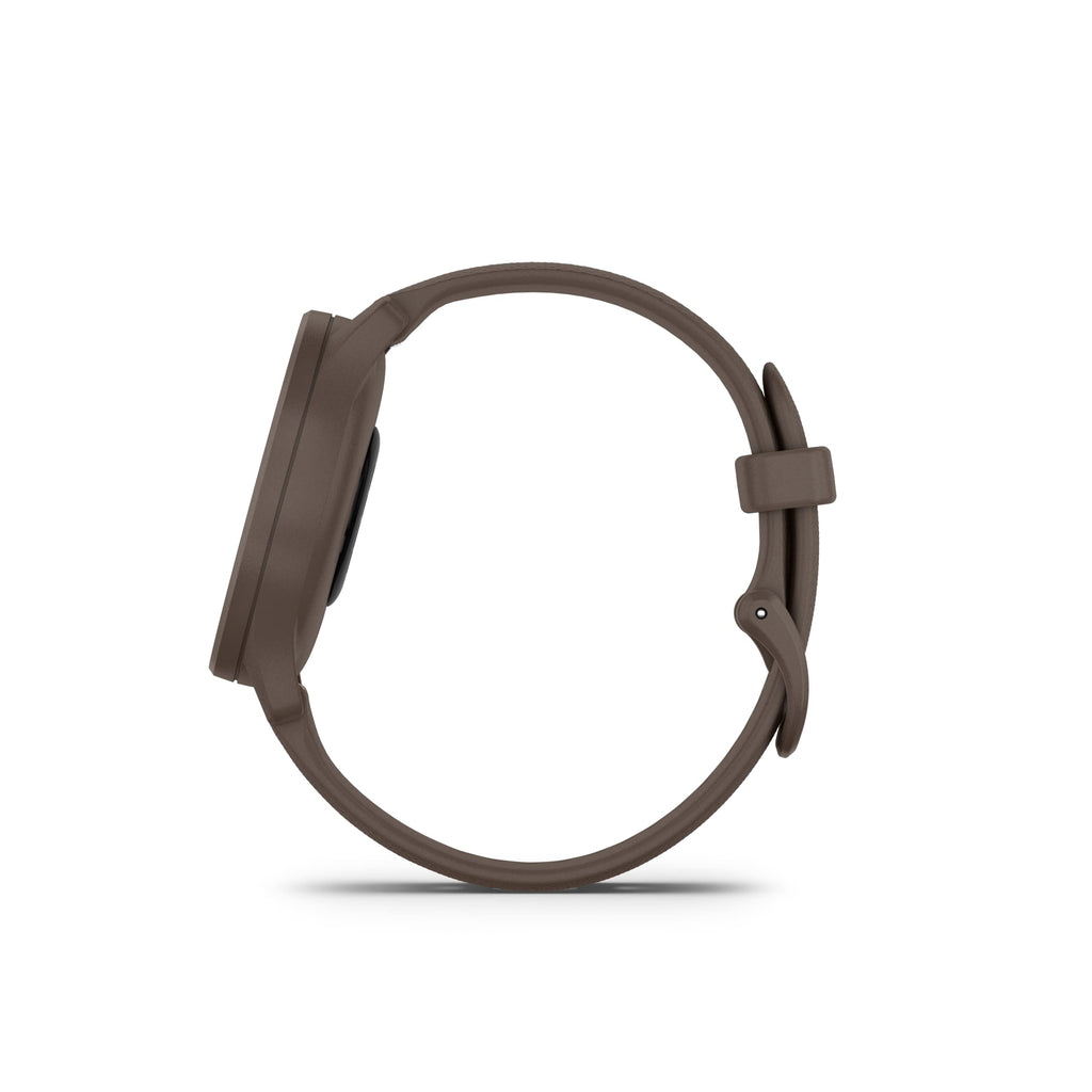 Garmin Vivomove Sport 40mm Cocoa Case with Cocoa & Peach Gold Silicone Band ƒ?? 010-02566-02