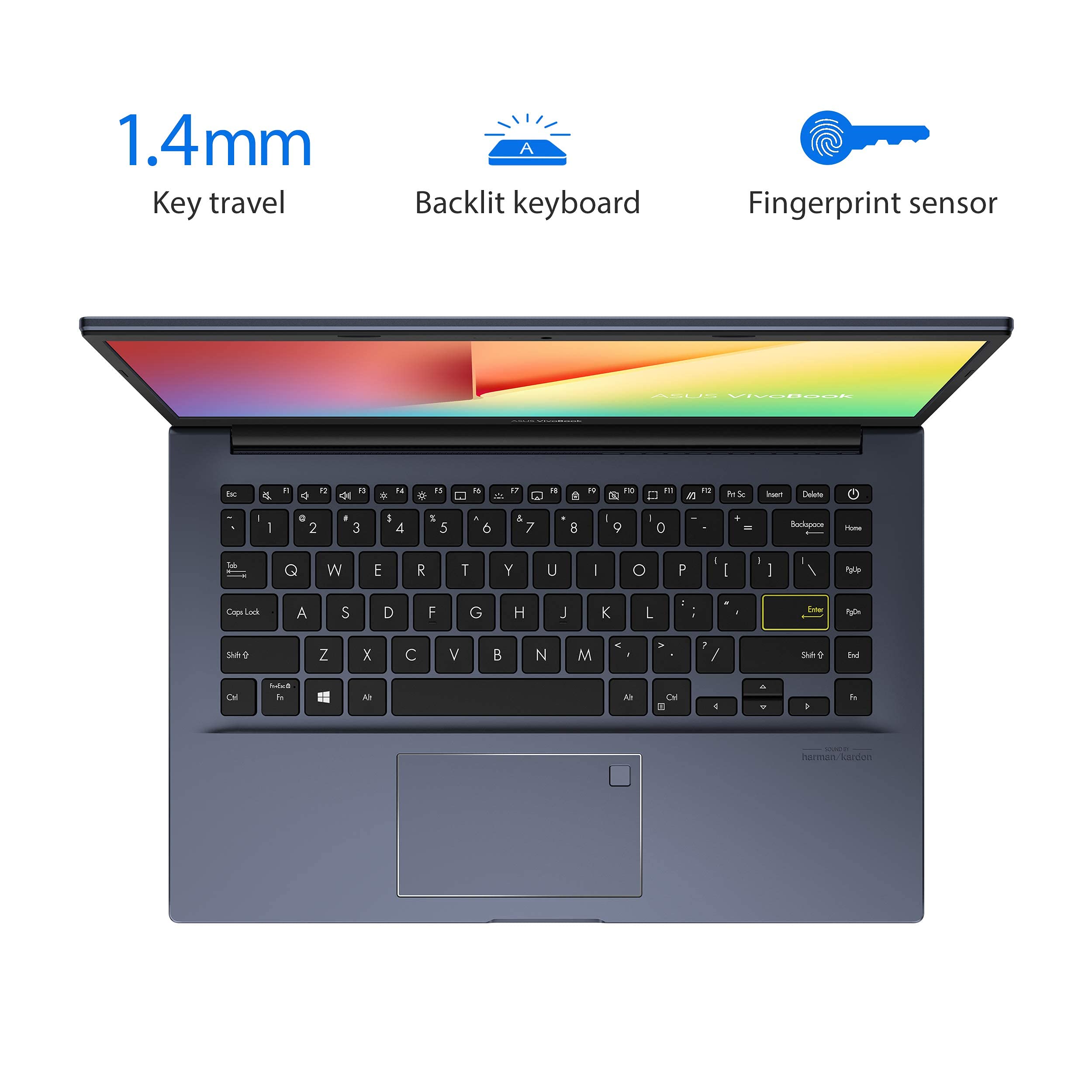 Asus Vivobook M413DA-WS51 ƒ?? 14" FHD ƒ?? Ryzen 5 3500U ƒ?? 8GB RAM ƒ?? 256GB SSD ƒ?? Black
