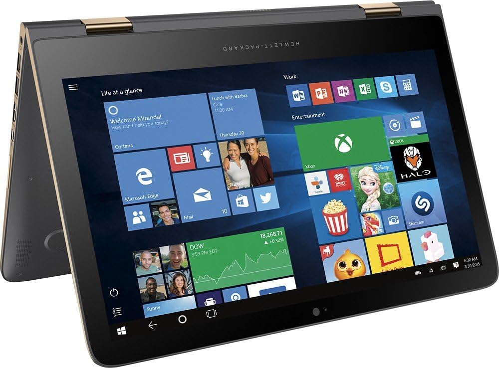 HP Spectre x360 ƒ?? 13.3" QHD Touch ƒ?? i7-6500U ƒ?? 16GB RAM ƒ?? 512GB SSD ƒ?? Dark Ash Silver ƒ?? 13-4116DX