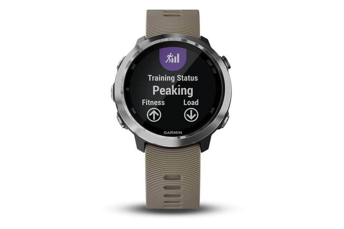 Garmin - Forerunner 645 GPS  Monitor Running Watch - Sandstone