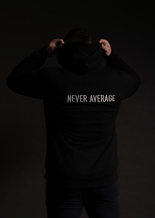 Alpha Black Zip Up Hoodie (SALE)