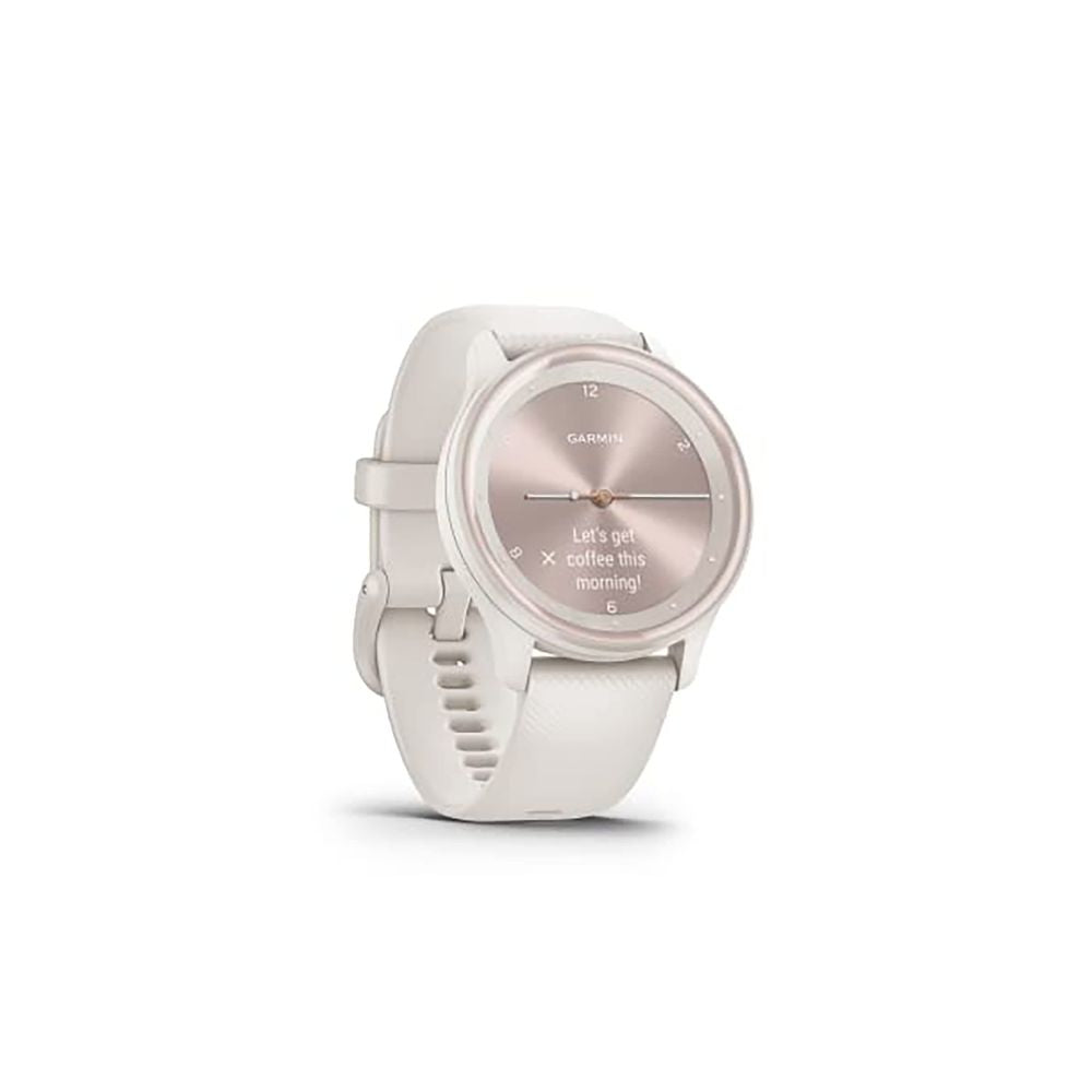 Garmin v­vomove Sport 40mm Peach Gold With White Silicone Band - 010-02566-01