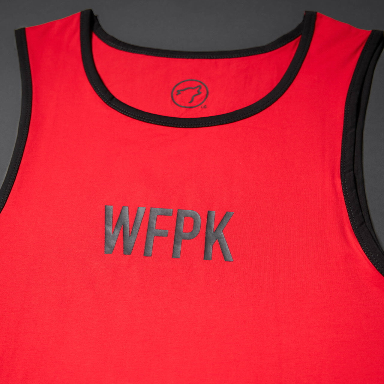 Men's Performance Tank Savage Red w/ Black Border (SALE)