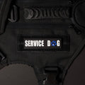 Service Dog w/ Blue Paw