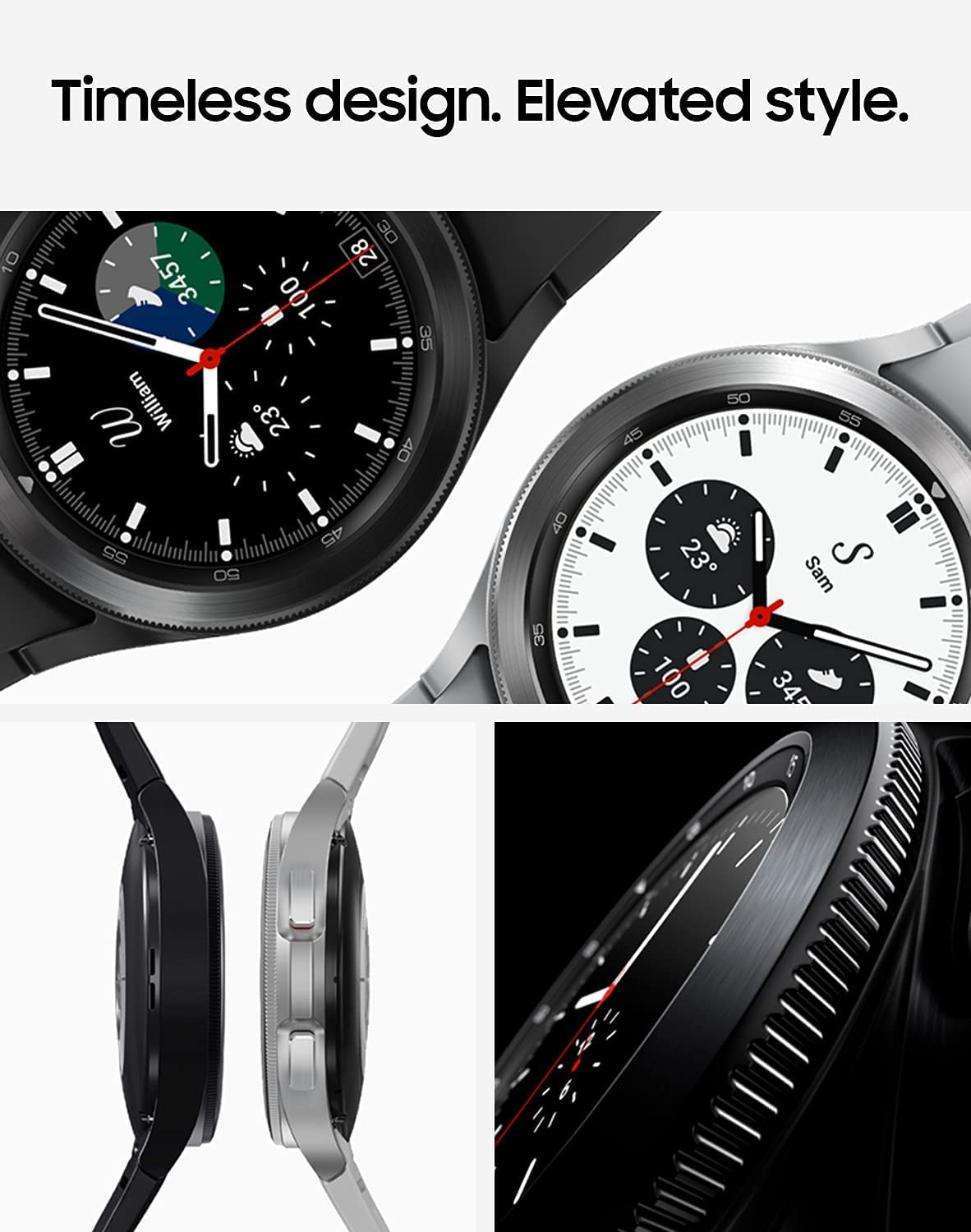 Samsung Galaxy Watch4 Classic 46mm 4G LTE Stainless Steel - Black - SM-R895UZKAXAA