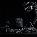 9L Tactical Sling Bag Black Leopard