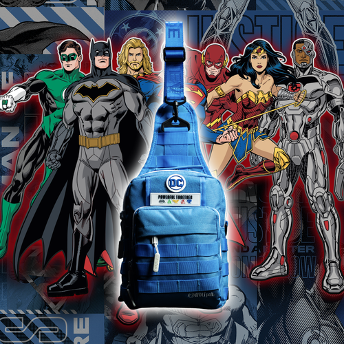 9L Tactical Sling Bag DC's Justice League