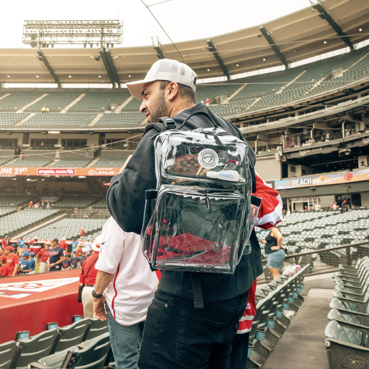 15L Backpack Clear