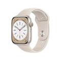 Apple Watch Series 8 (GPS) 45mm Starlight Aluminum Case with Starlight Sport Band ? S/M ? MNUP3LL/A