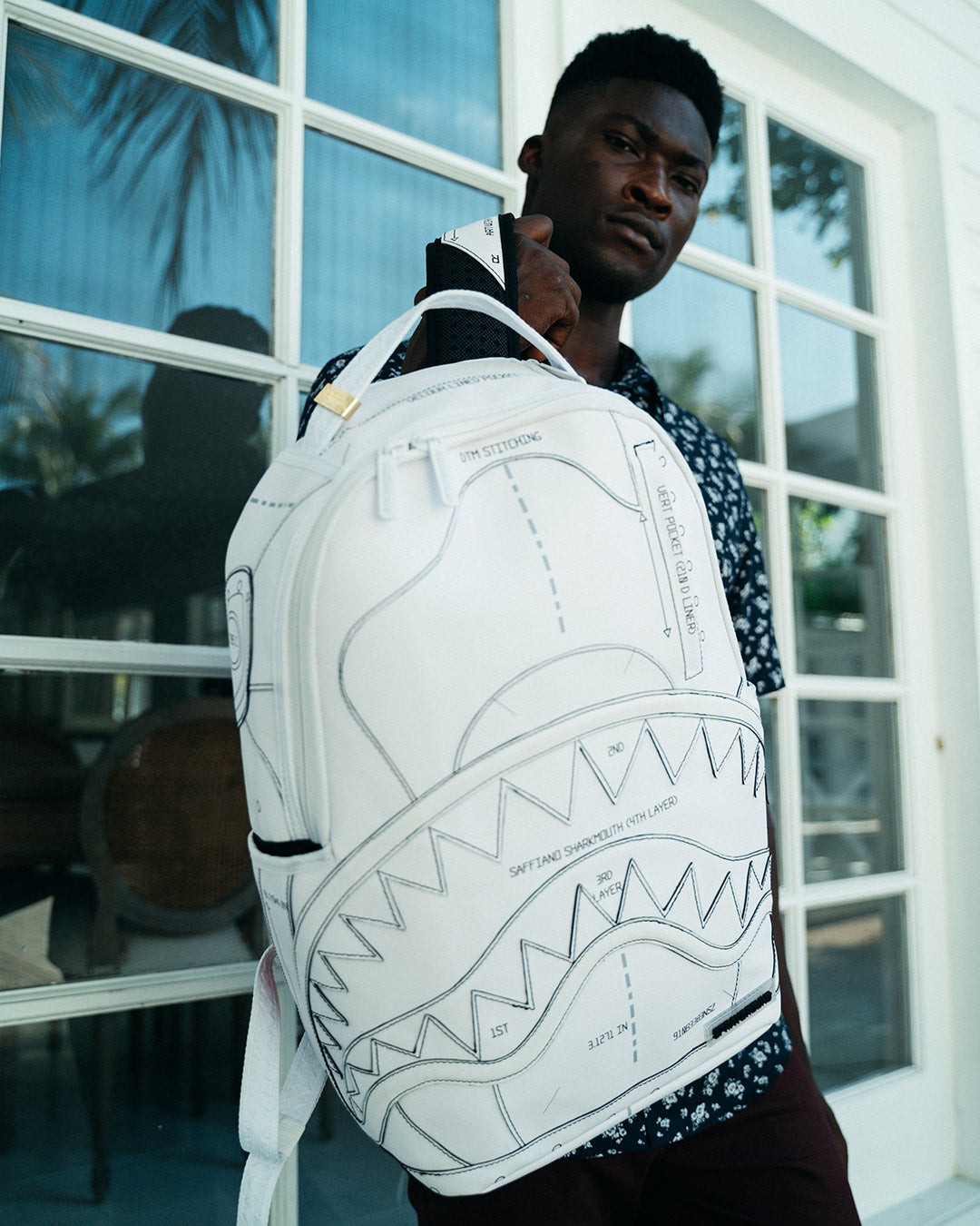 TECHNICAL CUT & SHARK BACKPACK (DLXV)