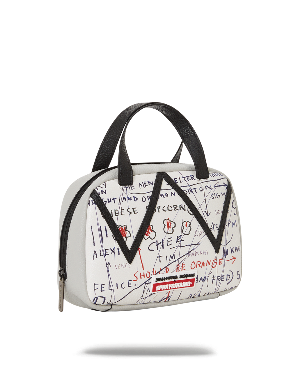 OFFICIAL BASQUIAT UNTITLED (CHEESE POPCORN) 1983 HANDBAG