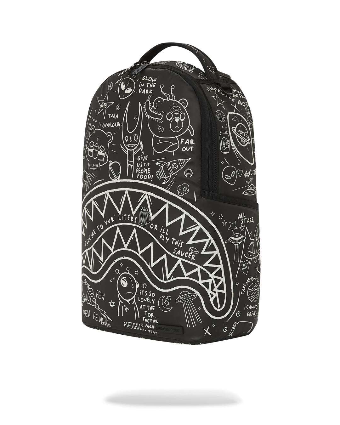 GLOW THE SPACE BACKPACK (GLOW IN THE DARK EFFECT)