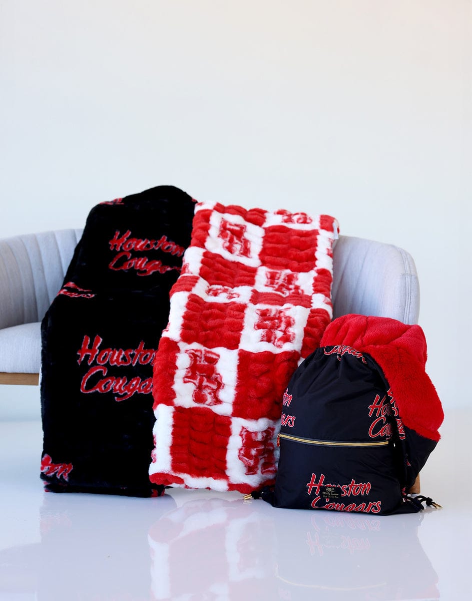 Houston Cougars Hooded Stadium Blanket - Everywhere Blanket
