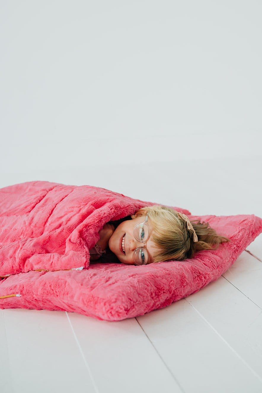 Sleeping Bag - Plush Paradise Pink