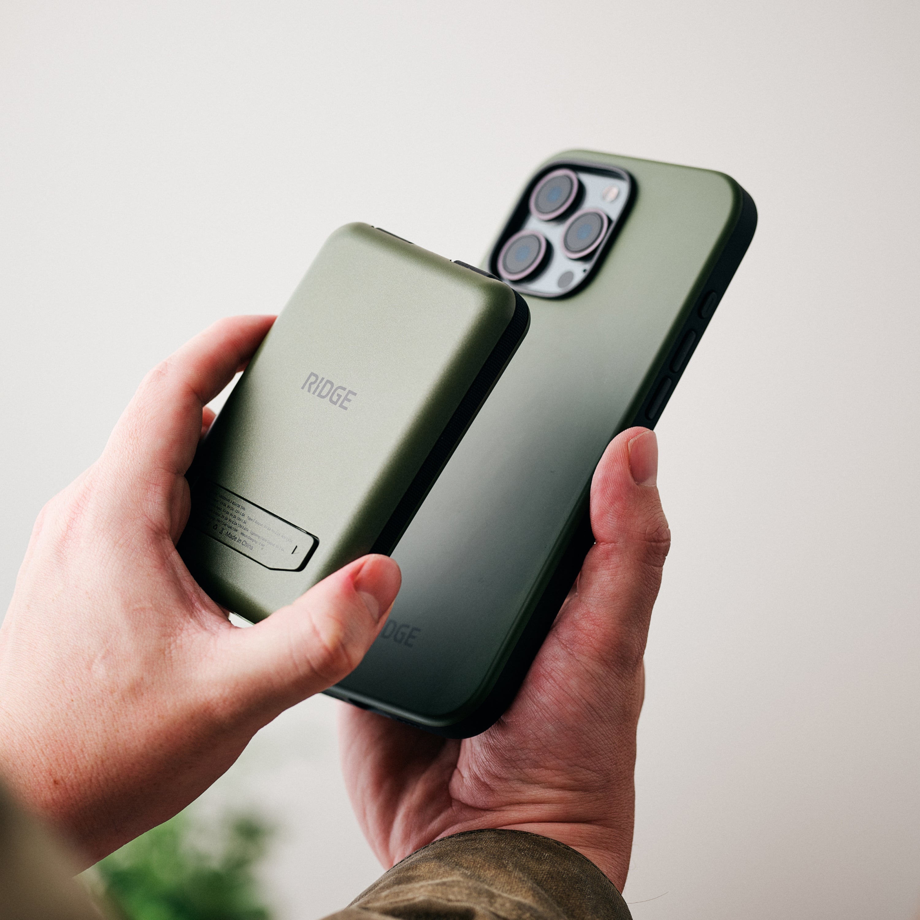 Magnetic Power Bank Bundle (3-Pack) - Matte Olive