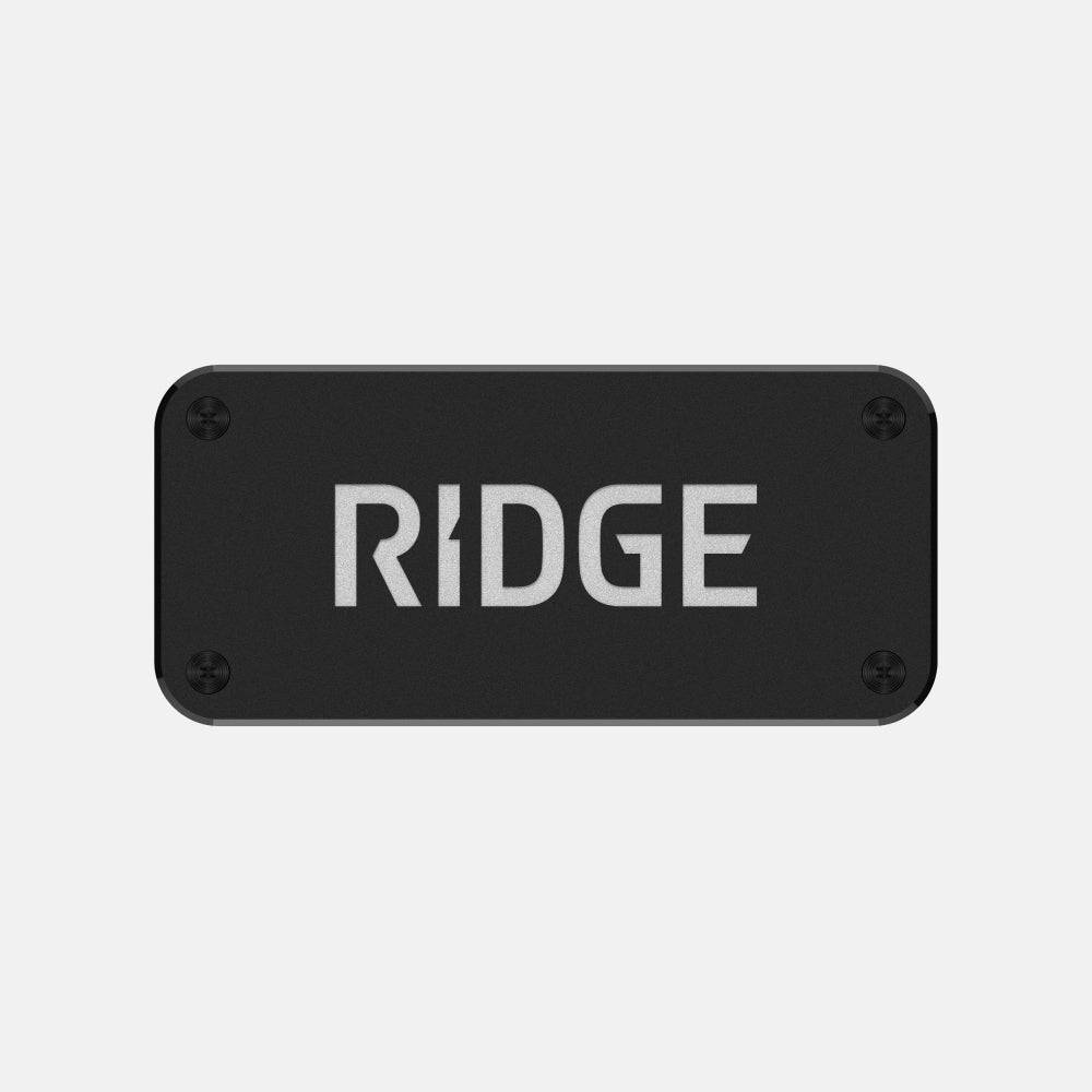 Personalized Logo Plate - Royal Black