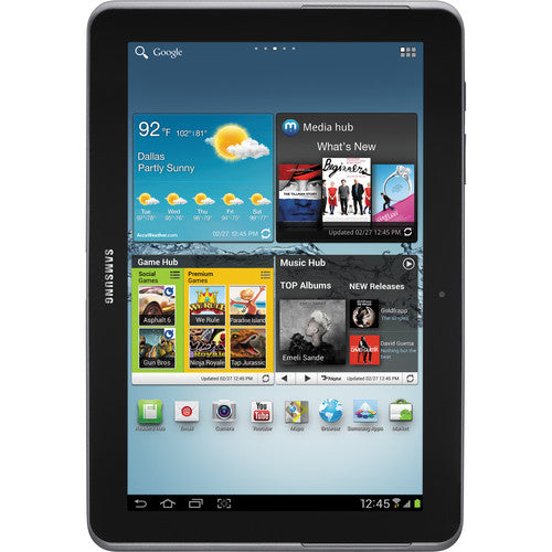 Samsung - Galaxy Tab 2 10.1 - 16GB - Titanium Silver - GT-P5113TSYXAR