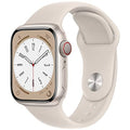 Apple Series 8 GPS+Cel 41mm Aluminum Case Starlig Sport Band - Starlight - MNV03LL/A