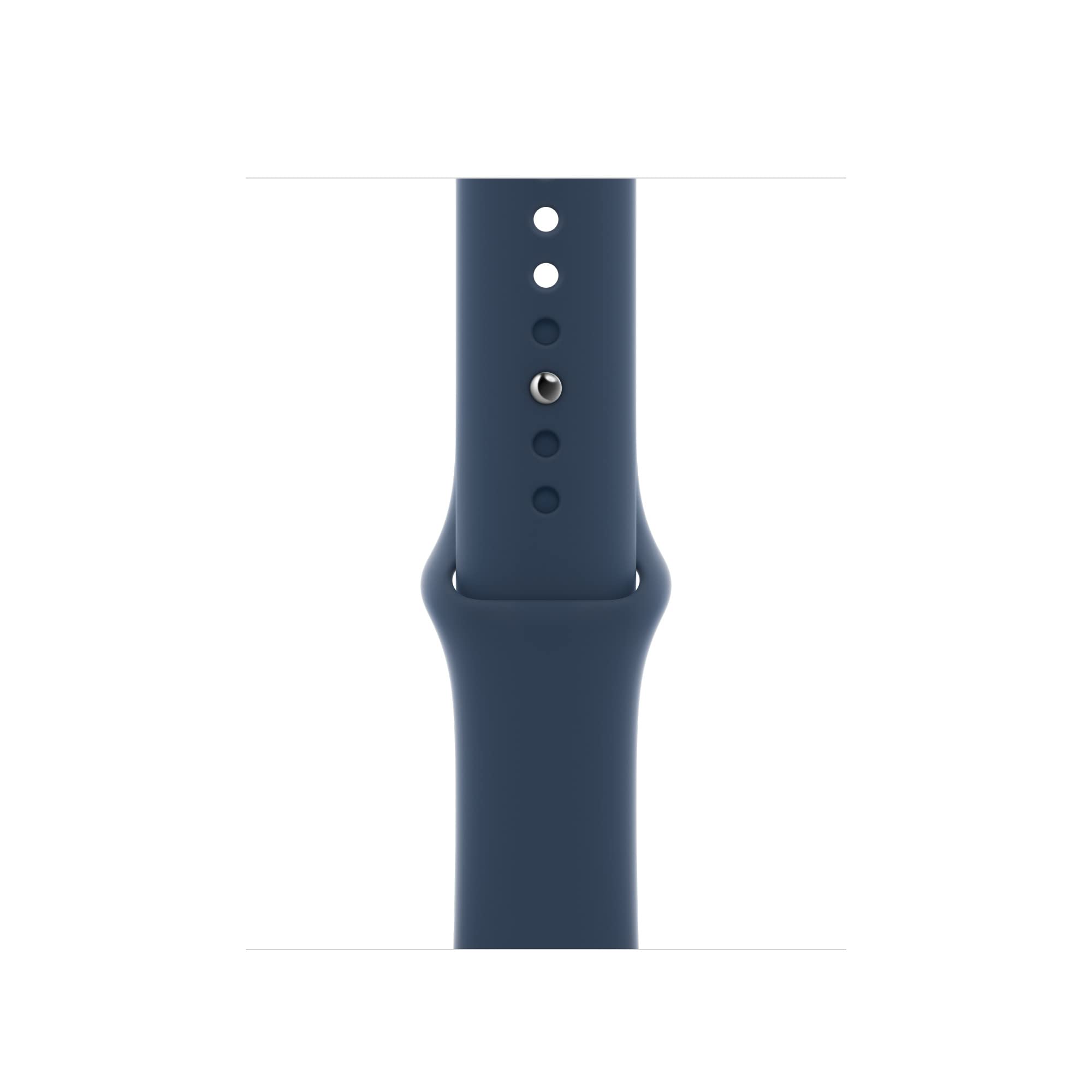Apple Watch SE (GPS + Cellular) 40mm Silver Aluminum W/ Abyss Blue - MKQL3LL/A
