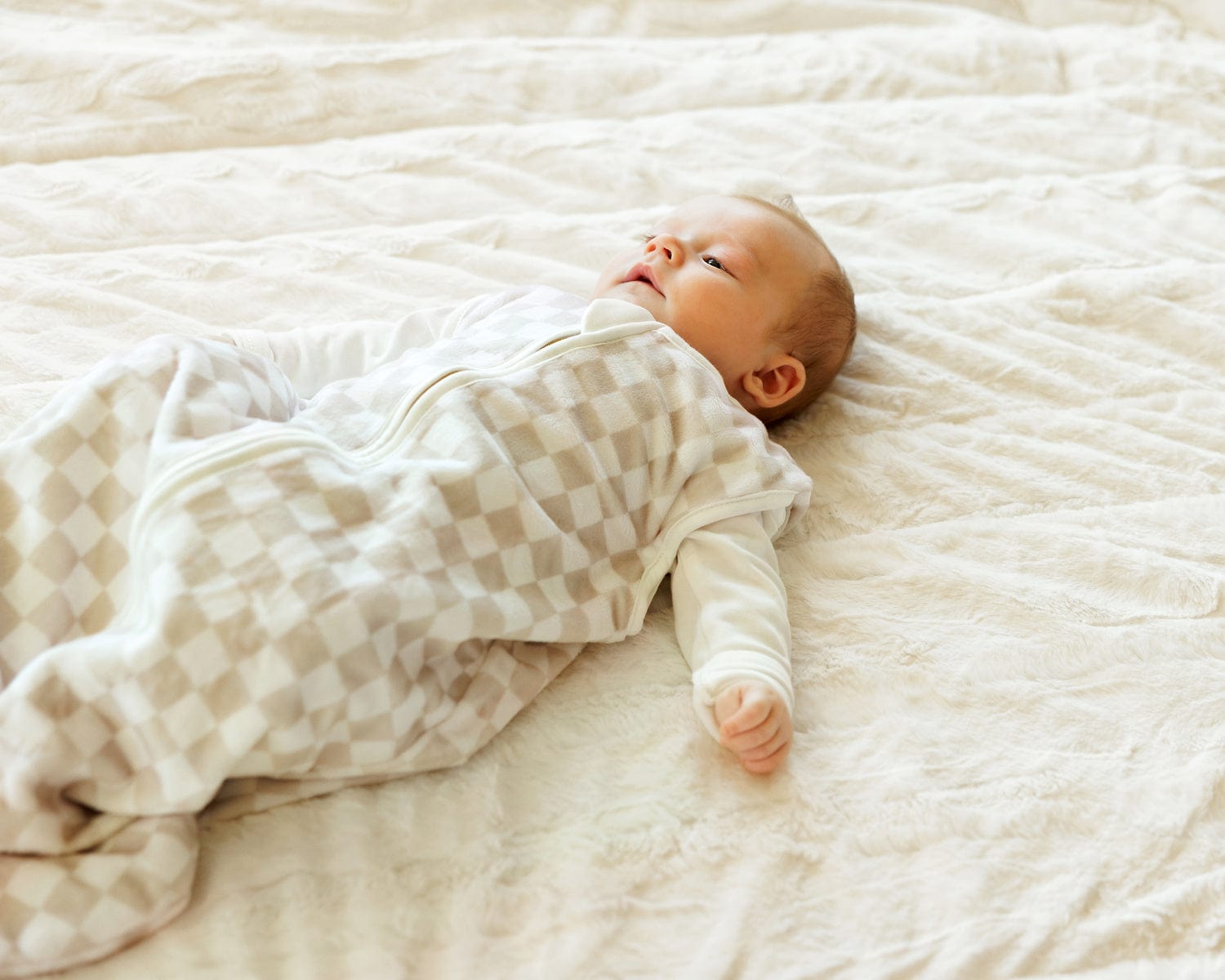 Oat Check Wearable Minky Blanket