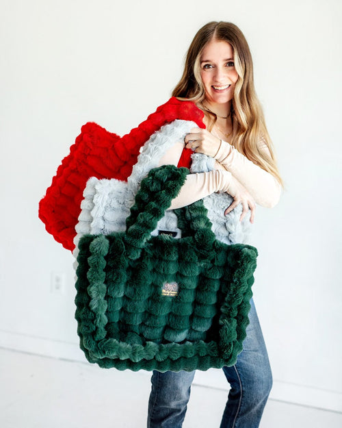 Annie Bag - Ripple Silver